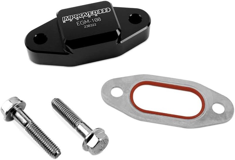 Improved Racing Gen III & IV LS Engine Oil Cooler Bypass Cover (No Sensor Ports)… - Image 1